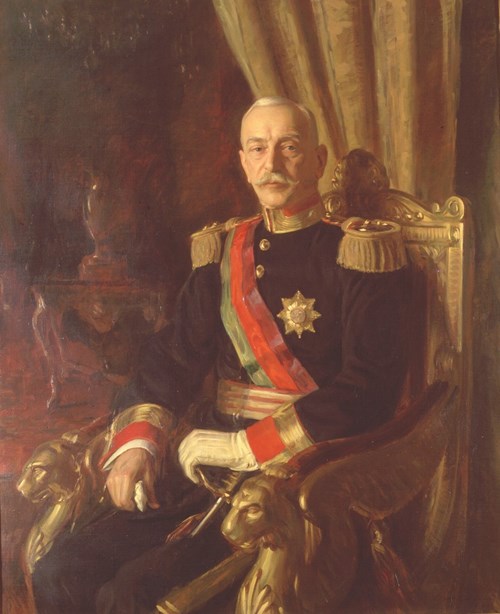 Retrato oficial de Óscar Carmona