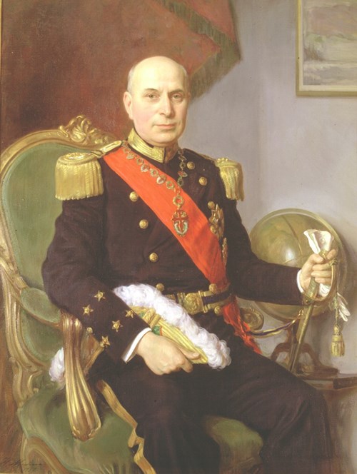 Retrato oficial de Américo Tomás