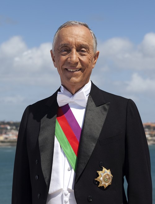 Retrato oficial de Marcelo Rebelo de Sousa