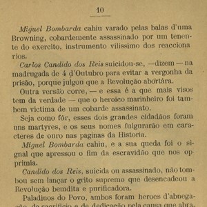 Página da publicação «Vultos Republicanos» referente a Cândido dos Reis e Miguel Bombarda. Esta publicação está disponível no Arquivo dos Presidentes – MPR em https://www.arquivo.museu.presidencia.pt/details?id=110739