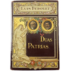 «Duas Pátrias», livro de Luís Derouet, com capa de Sousa Pinto.