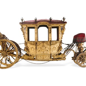 Coche de D. Maria Ana de Áustria mandado construir pelo Imperador José I da Áustria para o casamento de sua irmã. Encontra-se no Museu Nacional dos Coches. Disponível em http://museudoscoches.gov.pt/pt/coche-de-d-maria-ana-de-austria/