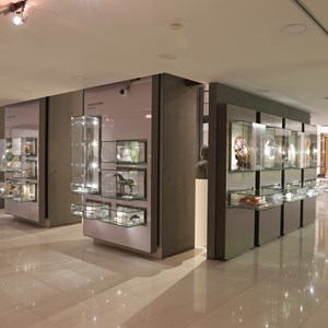 Obras de arte expostas no núcleo dos Presentes de Estado.